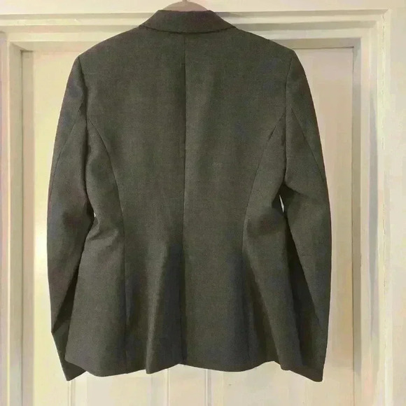 Calvin Klein One Button Blazer Grey size 4 - Picture 2 of 11